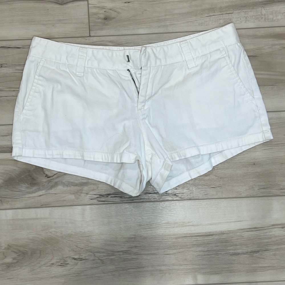 Hurley Women's Low Waist White Shorts